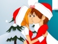 Gra Christmas flirty kiss