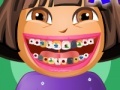 Gra Dora at Dentist 