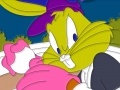 Gra Bowling bunny coloring page