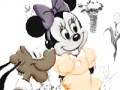 Gra Mickey florist online coloring page