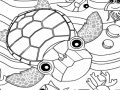 Gra Rosy Coloring: Turtle and Friends