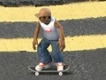 Gra Riding on a skateboard in the park