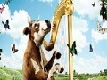 Gra Cow and Harp: Slide Puzzle