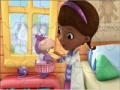 Gra Doc McStuffins. Holly at the bathroom. Puzzle