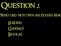 Gra Lord of The Rings Quiz