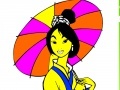Gra Princess Mulan Coloring