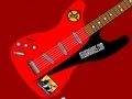 Gra Red and Black Guitar