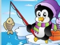 Gra Fishing Penguin Jigsaw