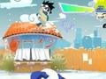 Gra Naruto playing snowballs