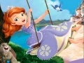 Gra Princess Sofia: A swing in a garden - Puzzles