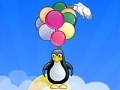 Gra Penguin Parachute Chase