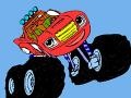 Gra Blaze and the monster machines: Coloring