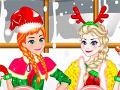 Gra Elsa And Anna Christmas Day