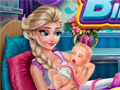 Gra Frozen Elsa Birth Caring