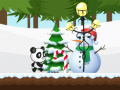 Gra Christmas Panda Run