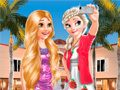 Gra Frozen And Rapunzel Fashion Selfie