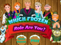 Gra Which Frozen Role Are You