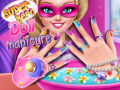 Gra Superhero doll manicure