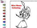Gra Miss Moon Coloring  