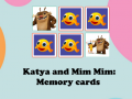 Gra Kate and Mim Mim: Memory cards