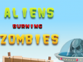 Gra Aliens Burning Zombies