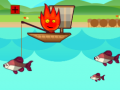 Gra FireBoy And WaterGirl Go Fishing