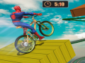 Gra Superhero BMX Space Rider