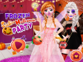 Gra Frozen Sisters Halloween Party