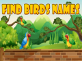 Gra Find Birds Names