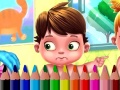 Gra Back To School: Baby Coloring Book
