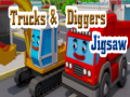Gra Trucks & Digger Jigsaw 