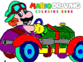 Gra Mario Driving Coloring Book