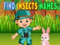 Gra Find Insects Names