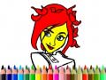 Gra Back To School: Cute Girl Coloring