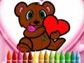 Gra Animals Valentine Coloring