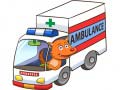 Gra Cartoon Ambulance Puzzle