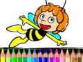 Gra Back To School Maja the Bee Coloring Book