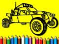 Gra Back To School: Rally Car Coloring Book