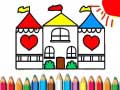 Gra Doll House Coloring Book