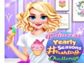 Gra Princess Yearly Seasons Hashtag Challenge