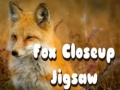 Gra Fox Closeup Jigsaw