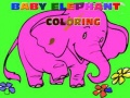 Gra Baby Elephant Coloring
