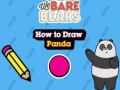 Gra We Bare Bears How to Draw Panda