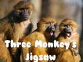 Gra Three Monkey's Jigsaw