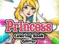 Gra Princess Coloring Book Glitter