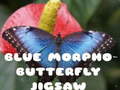 Gra Blue Morpho Butterfly Jigsaw