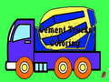 Gra Cement Trucks Coloring