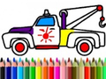 Gra Back To School: Truck Coloring Book