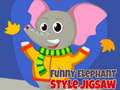 Gra Funny Elephant Style Jigsaw