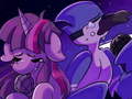 Gra Friday Night Funkin with Twilight Sparkle and Mordecai